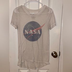 NASA tee see-through a little